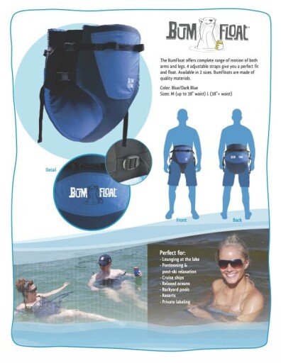 BumFloat in action at the pool
