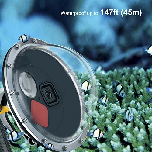 Underwater camera dome for deep sea photography